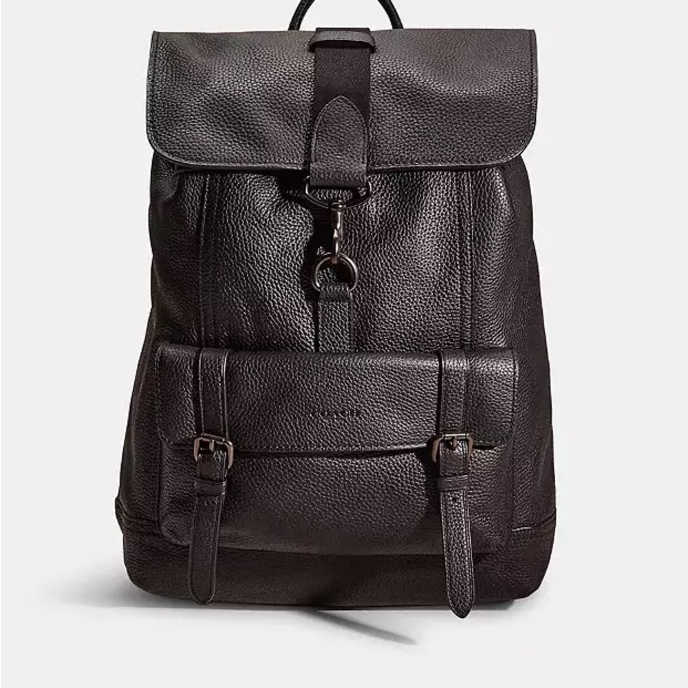 Coach Black Backpack Sleek Design Versatile Style
